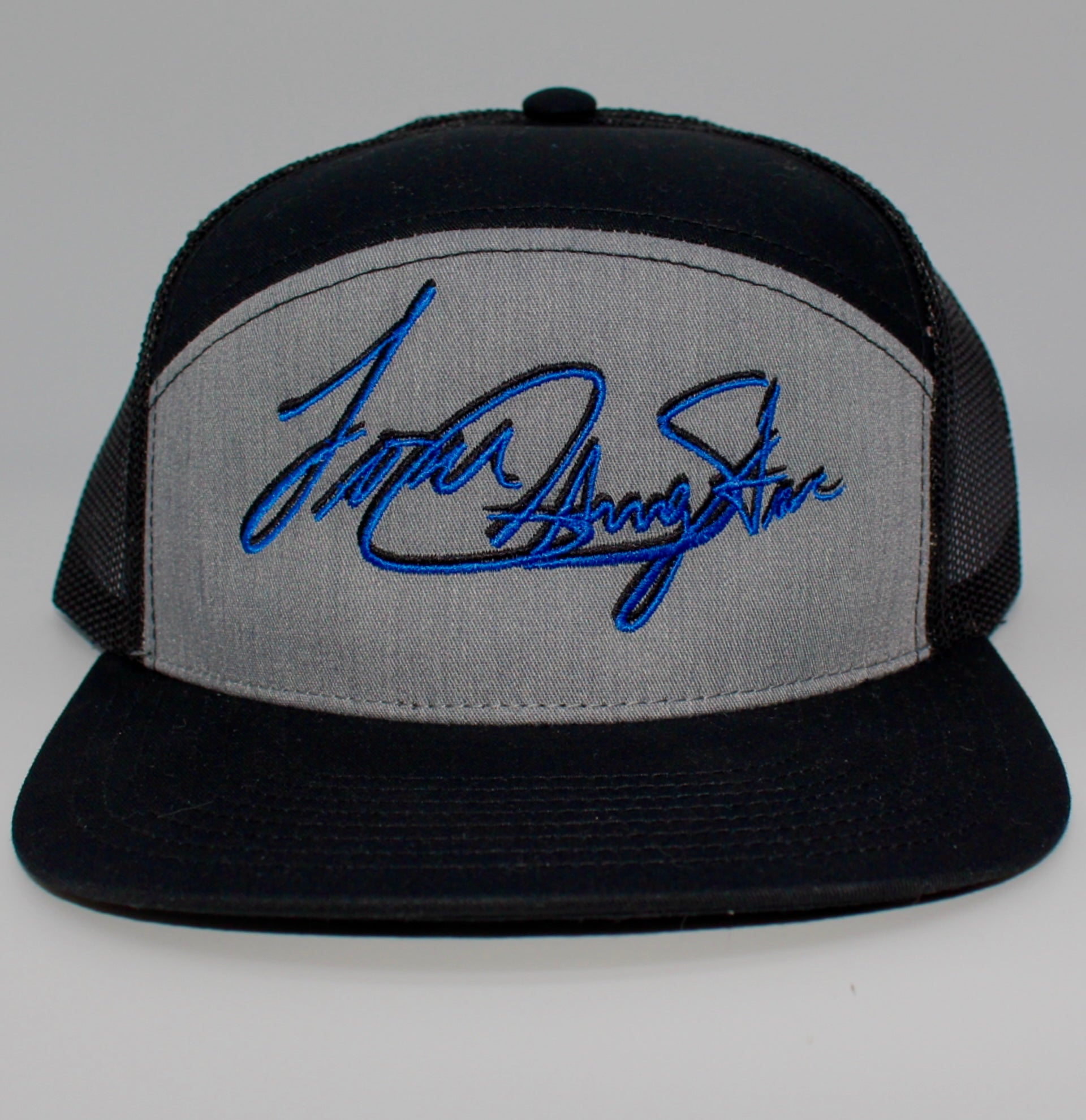 RANGERS LOW CAPS BLACK AND GRAY