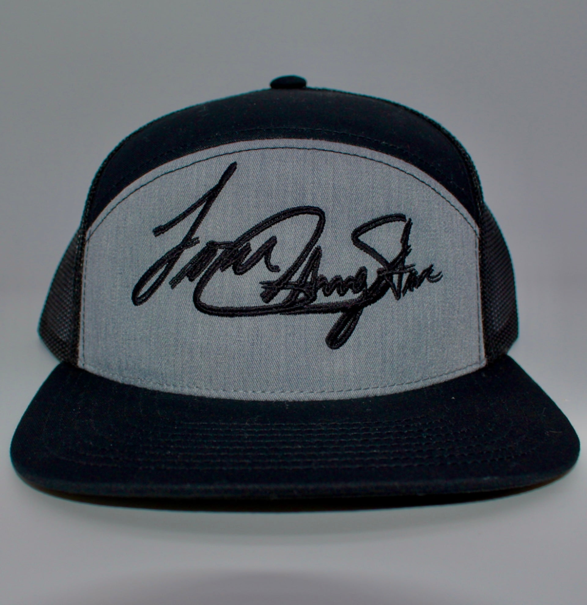 RANGERS LOW CAPS BLACK AND GRAY