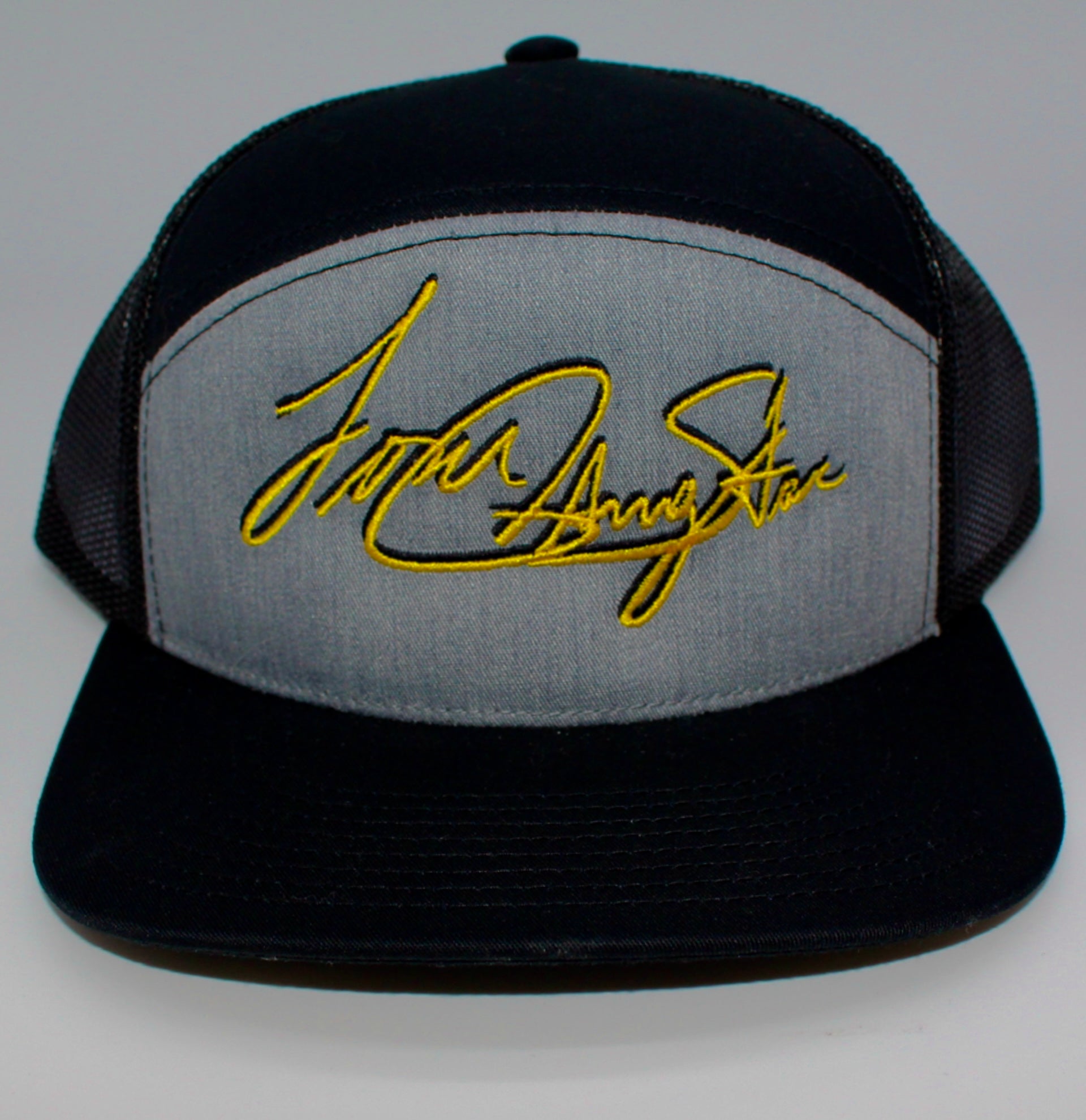 RANGERS LOW CAPS BLACK AND GRAY